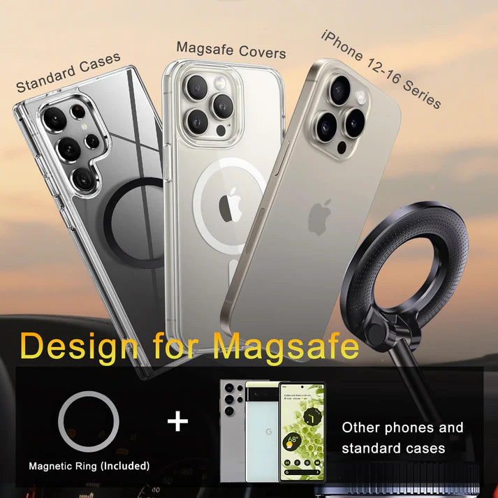 Magnetic Phone Holder Vacuum suction