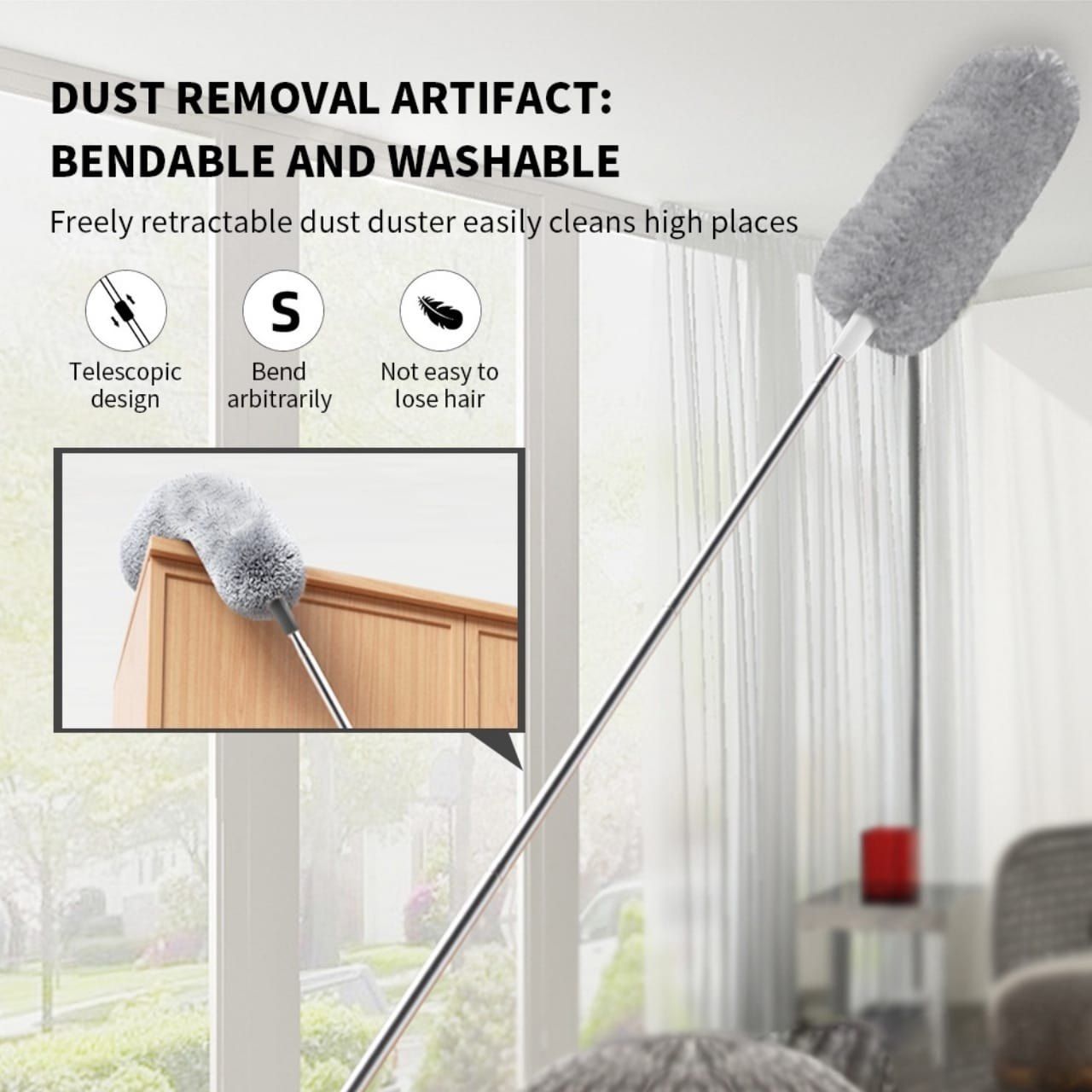 EXTENDABLE CLEANING DUSTER🧹(Multipurpose)